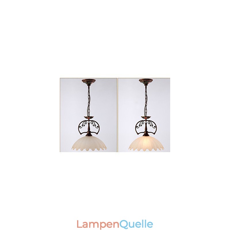 Retro Handgemalte Kunst Pendelleuchte Beleuchtung Lampe Beleuchtung