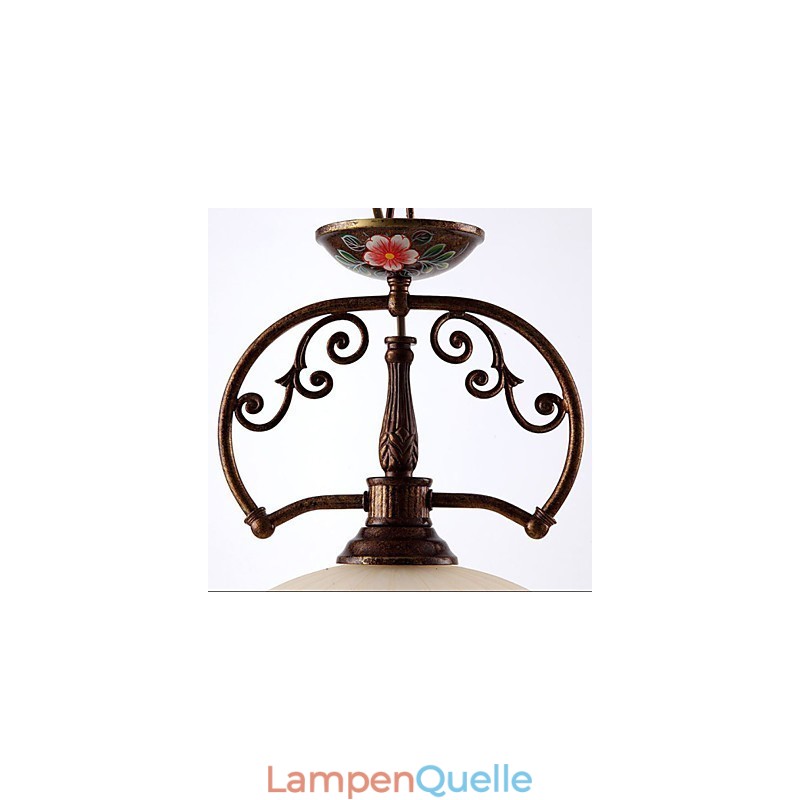 Retro Handgemalte Kunst Pendelleuchte Beleuchtung Lampe Beleuchtung