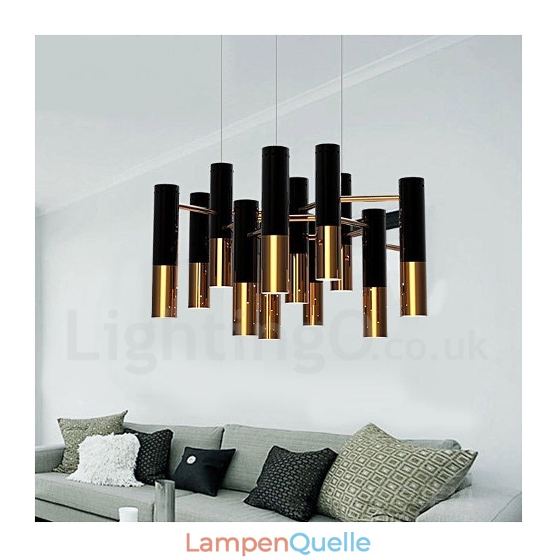 Moderne zeitgenössische 13 Licht Kronleuchter Single Tier Lampe Licht