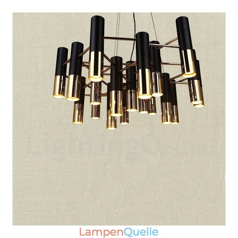 Moderne zeitgenössische 19 Licht Kronleuchter Single Tier Lampe Licht
