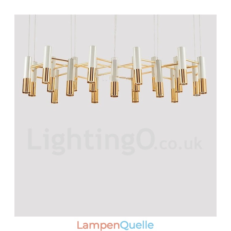 Moderne zeitgenössische 22 Licht Kronleuchter Single Tier Lampe Licht