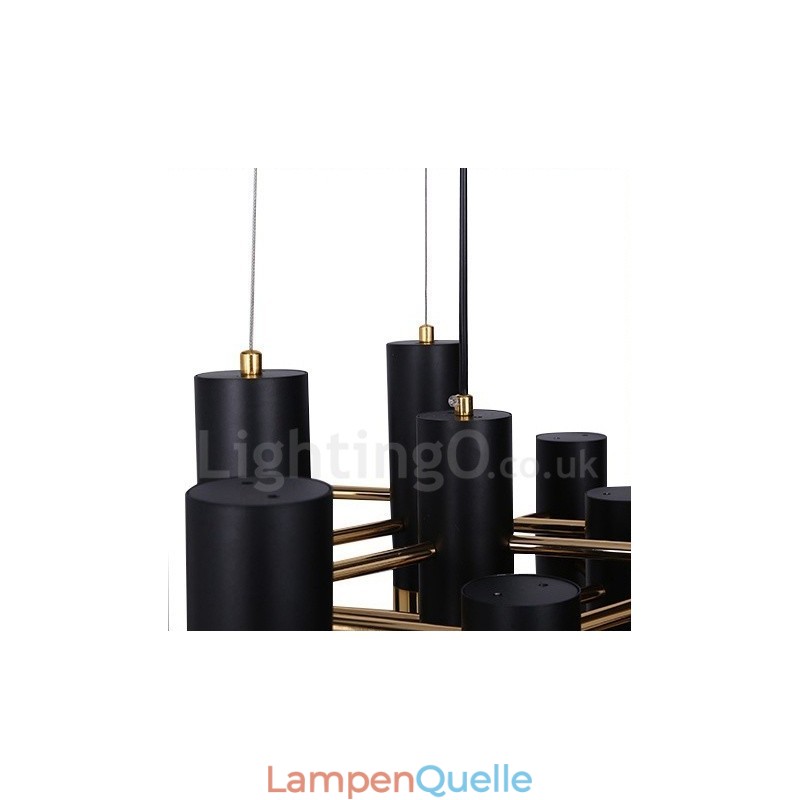 Moderne zeitgenössische 22 Licht Kronleuchter Single Tier Lampe Licht