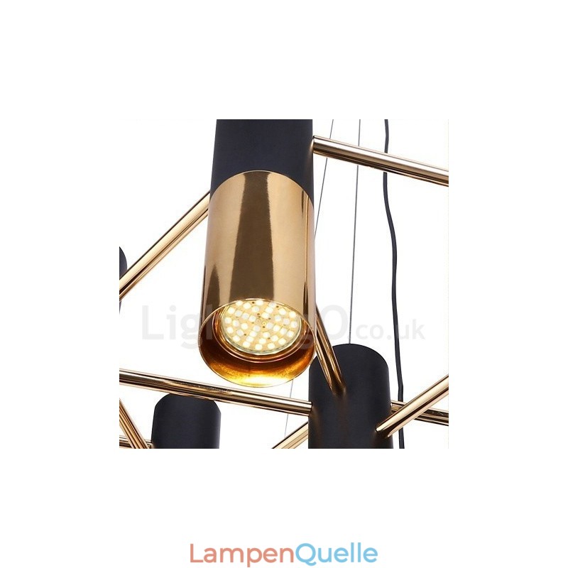 Moderne zeitgenössische 22 Licht Kronleuchter Single Tier Lampe Licht