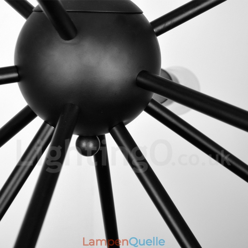16-flammiger Vintage-Retro-Sputnik-Kronleuchter