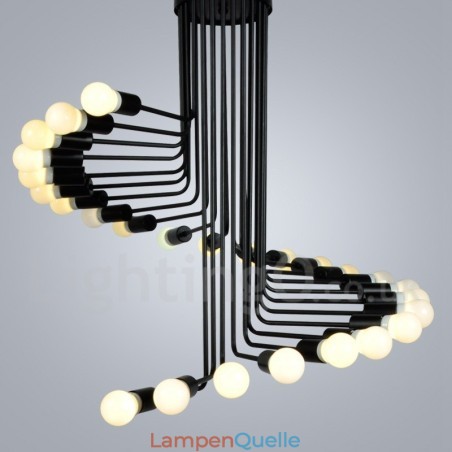 Schwarz 26 Licht Retro Vintage Modern Zeitgenössische Kronleuchter Lampe Licht Schwarz 26 Licht Retro Vintage Modern Zeitgenössische Kronleuchter Lampe Licht