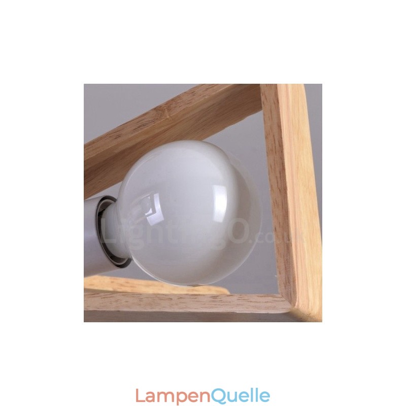 Holz Single Tier 8 Licht Kronleuchter Lampe Modernen Zeitgenössischen Stil