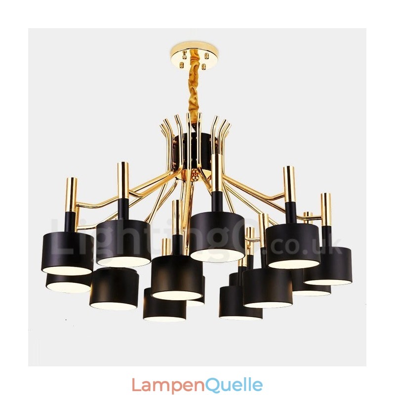 15 Licht 2 Tier Moderne zeitgenössische Stil Kronleuchter Lampe Licht