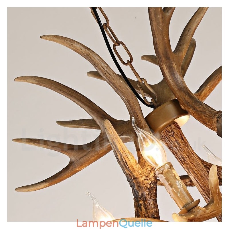 Kronleuchter im Vintage-Stil, 12 Lichter