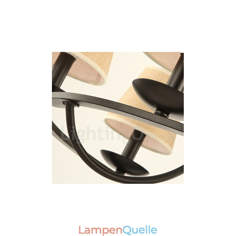 Country Retro 6-flammige einstöckige Kronleuchterlampe