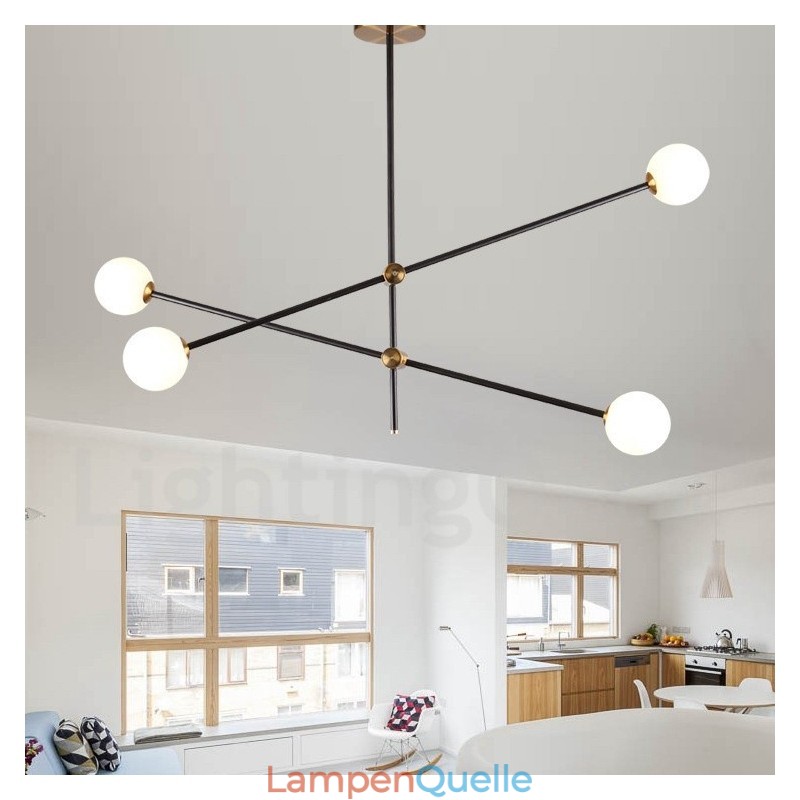 Moderne zeitgenössische 4-Licht 2-Tier Kronleuchter Licht