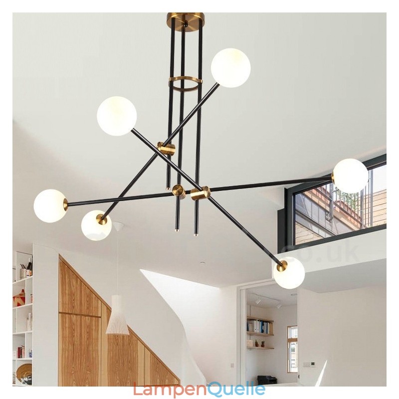 Moderne zeitgenössische 6-Licht 3-Tier Kronleuchter Licht