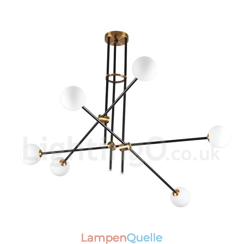 Moderne zeitgenössische 6-Licht 3-Tier Kronleuchter Licht
