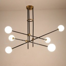 Moderne zeitgenössische 6-Licht 3-Tier Kronleuchter Licht