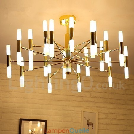 40 Licht Golden 2 Tier Moderne zeitgenössische Kronleuchter Licht Lampe 40 Licht Golden 2 Tier Moderne zeitgenössische Kronleuchter Licht Lampe