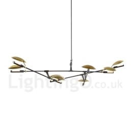 Moderne zeitgenössische 8-Licht-Kronleuchter-Lampe