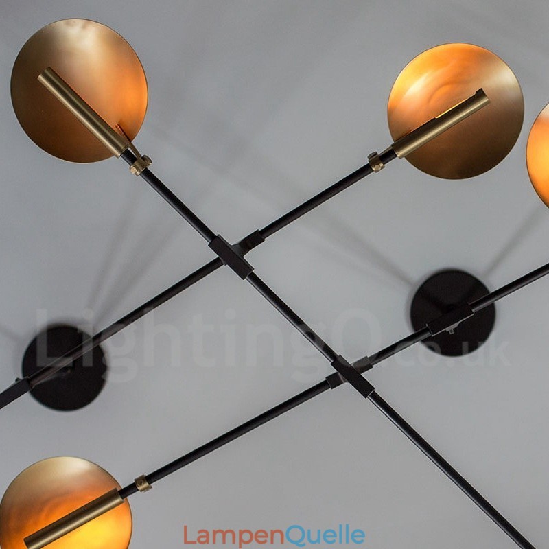 Moderne zeitgenössische 8-Licht-Kronleuchter-Lampe