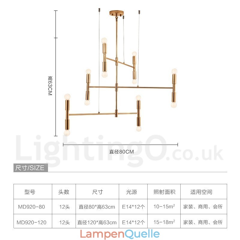8 Licht 3 Tier Moderne zeitgenössische Kronleuchter Lampe Licht