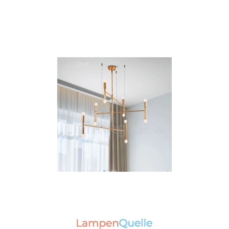 8 Licht 3 Tier Moderne zeitgenössische Kronleuchter Lampe Licht