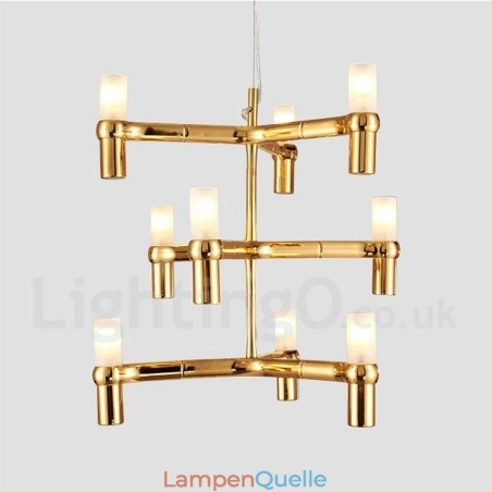 9 Licht 3 Tier Moderne zeitgenössische Kronleuchter Lampe Licht 9 Licht 3 Tier Moderne zeitgenössische Kronleuchter Lampe Licht