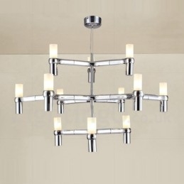 12 Licht 3 Tier Moderne zeitgenössische Kronleuchter Lampe Licht