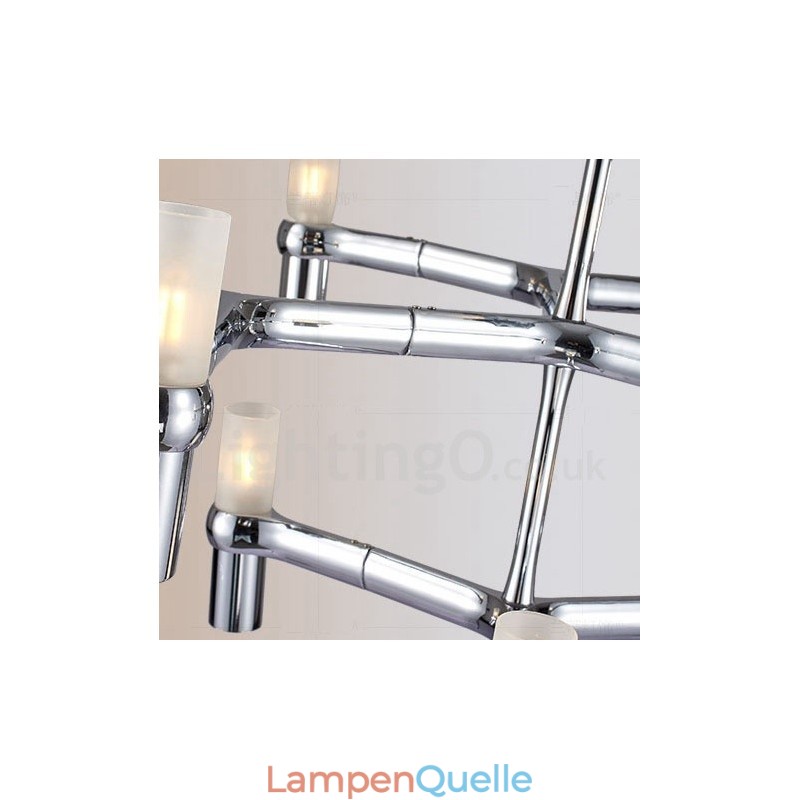 12 Licht 3 Tier Moderne zeitgenössische Kronleuchter Lampe Licht