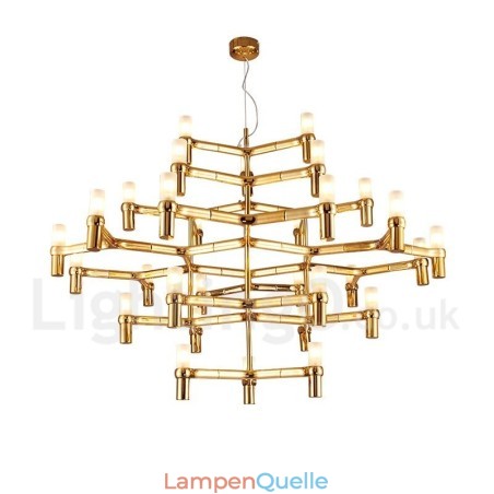 30 Licht 5 Tier Moderne zeitgenössische Kronleuchter Lampe Licht 30 Licht 5 Tier Moderne zeitgenössische Kronleuchter Lampe Licht