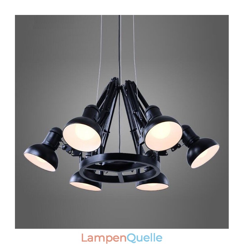 6 Licht Moderne Zeitgenössische Single-Tier Kronleuchter Lampe Licht