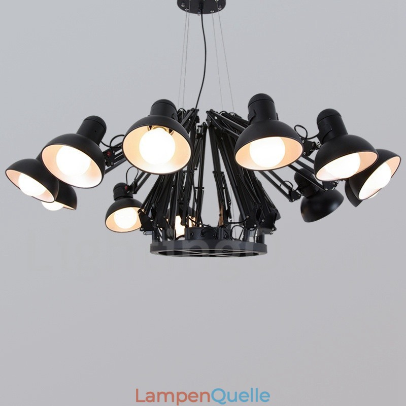12 Licht Moderne Zeitgenössische Single-Tier Kronleuchter Lampe Licht