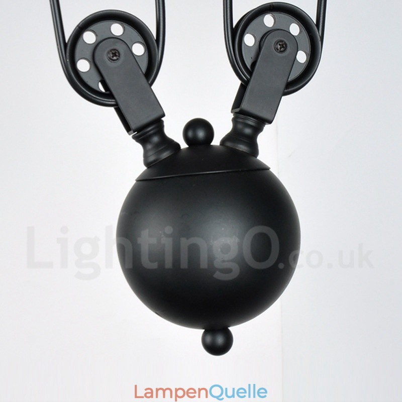 3-flammige Pendelleuchte aus Metall im Vintage-Stil