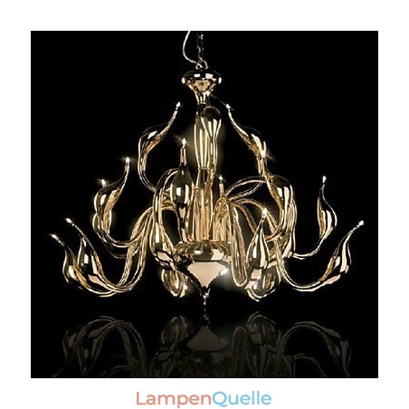 Moderne Kronleuchter Licht 18 Lichter G4 Vergoldung Moderne Kronleuchter Licht 18 Lichter G4 Vergoldung