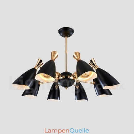 Moderne zeitgenössische 8-Licht-Kronleuchterlampe Moderne zeitgenössische 8-Licht-Kronleuchterlampe