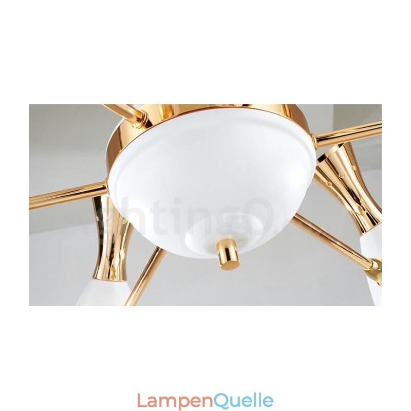 Moderne zeitgenössische 8-Licht-Kronleuchterlampe