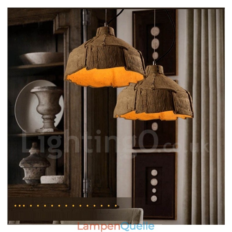 Vintage Beton Pendelleuchte