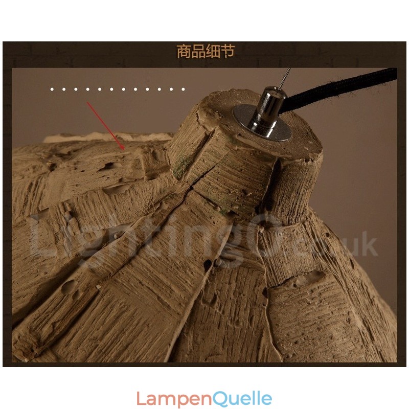Vintage Beton Pendelleuchte