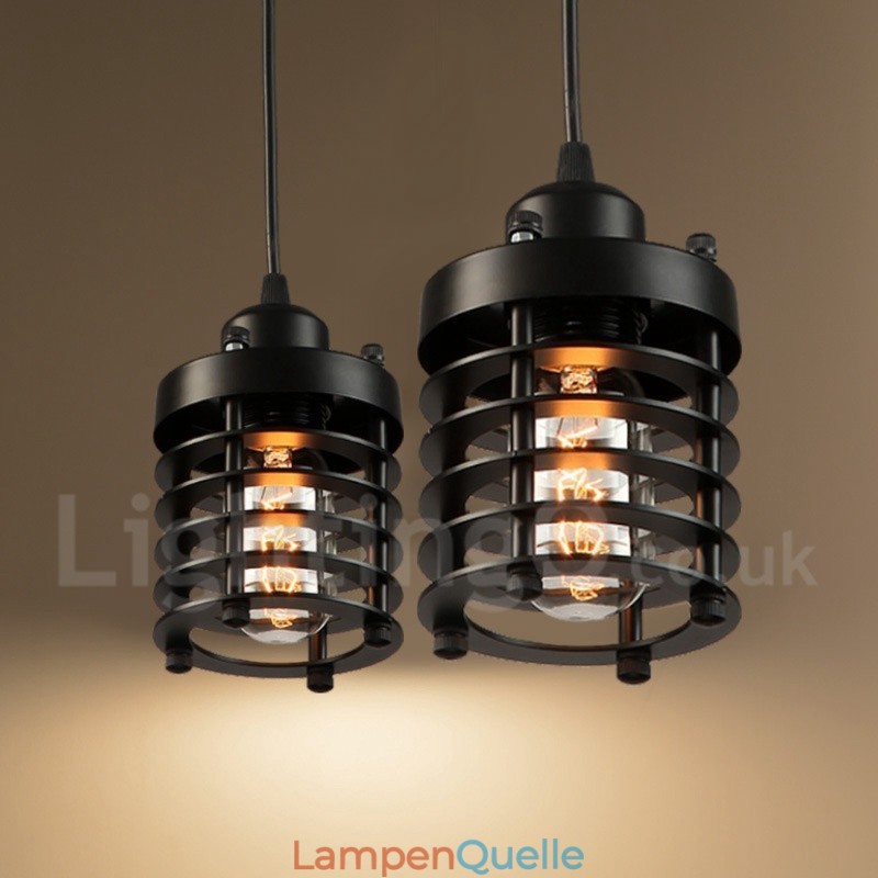 1-flammige Retro-Vintage-Pendelleuchte aus Kupfer