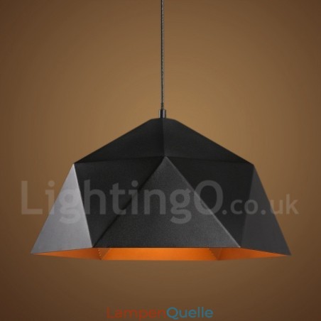 Moderne Pendelleuchte mit 1 Licht, Schwarz Moderne Pendelleuchte mit 1 Licht, Schwarz
