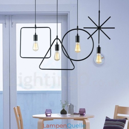 Moderne zeitgenössische Pendelleuchte aus Metall mit 1 Licht Moderne zeitgenössische Pendelleuchte aus Metall mit 1 Licht