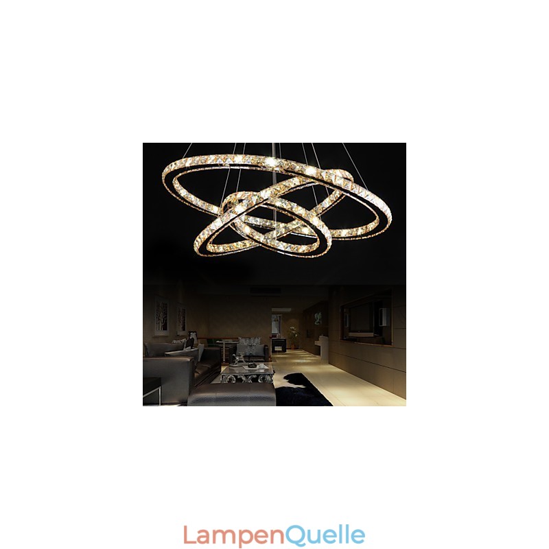 Deckenleuchten mit modischer Ring-Kristall-Deckenlampe