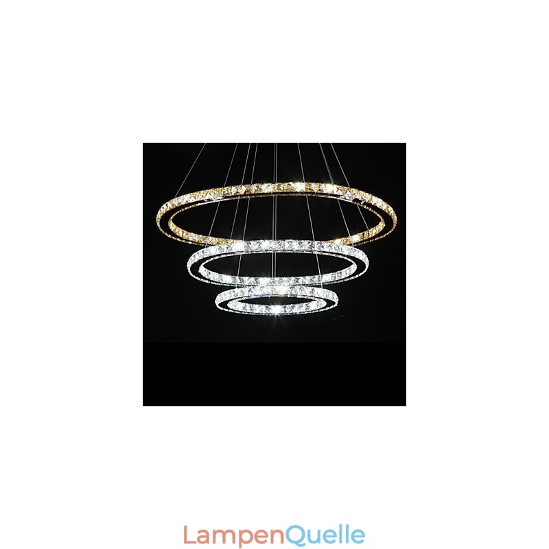 Deckenleuchten mit modischer Ring-Kristall-Deckenlampe