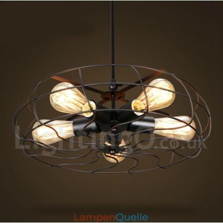 Retro Vintage 5-flammige Pendelleuchte Retro Vintage 5-flammige Pendelleuchte
