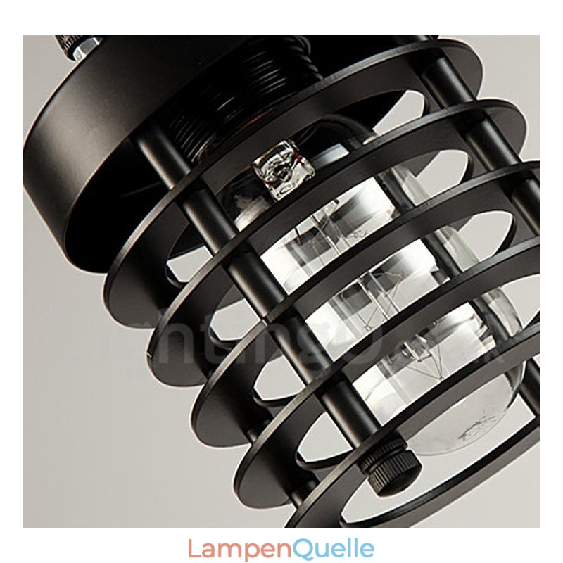 Retro Vintage Metall 1 Licht Pendelleuchte