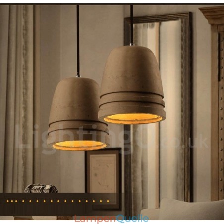 Retro Vintage Beton Pendelleuchte Retro Vintage Beton Pendelleuchte