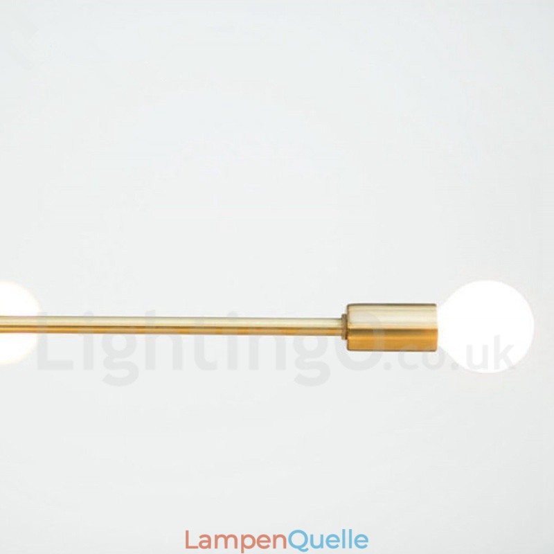 Moderne zeitgenössische Kupfer 5 Licht Kronleuchter Lampe