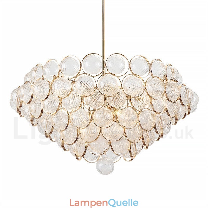 Luxuriöse, moderne, zeitgenössische Pendelleuchte mit 1 Licht