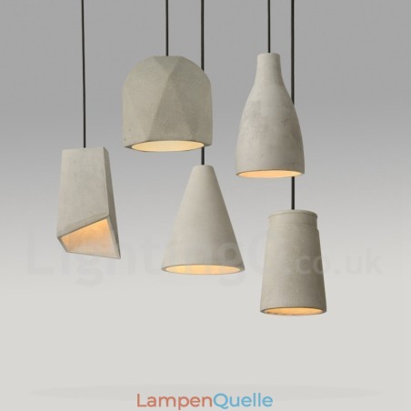 1-flammige Beton-Pendelleuchte 1-flammige Beton-Pendelleuchte