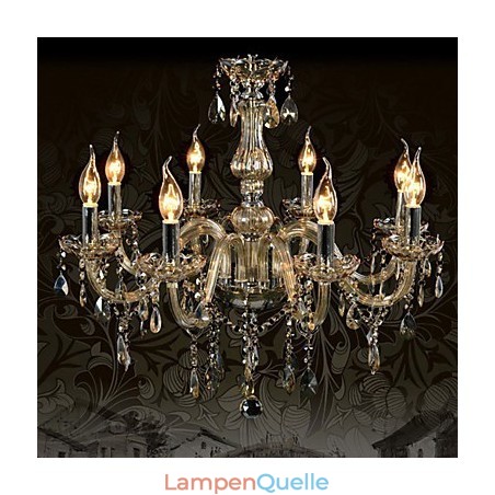 8 Lichter Luxus Kristall Kronleuchter Cognac Farbe K9 Kristall Kronleuchter 8 Lichter Luxus Kristall Kronleuchter Cognac Farbe K9 Kristall Kronleuchter
