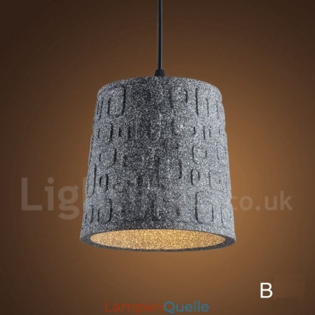 Retro Vintage Beton 1 Licht Pendelleuchte Retro Vintage Beton 1 Licht Pendelleuchte
