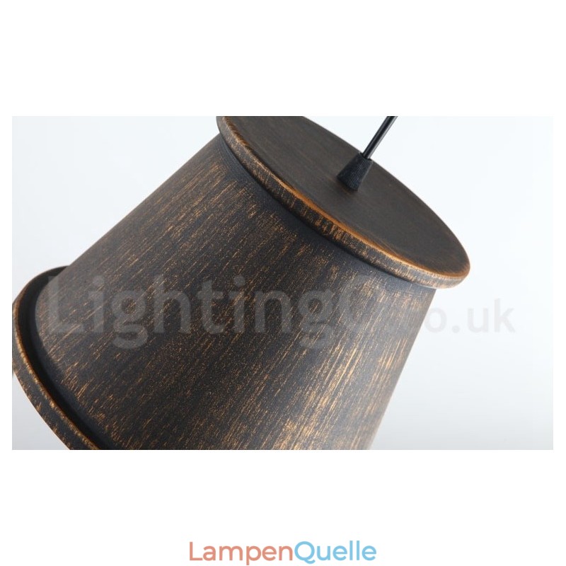 Retro Vintage 1 Licht Metall Pendelleuchte