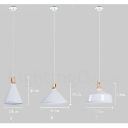 Moderne zeitgenössische Pendelleuchte mit 1 Licht
