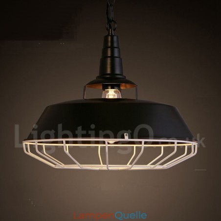 Retro Vintage Metall 1 Licht Pendelleuchte